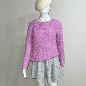 NWT Gymboree Sparkle Purple Glitter Sweater & Skirt for Big Girl Size XL (14)